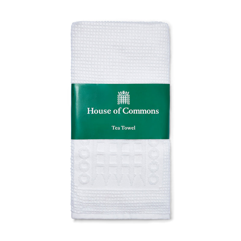 House of Commons Waffle Woven Tea Towel