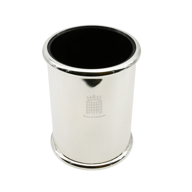 House of Commons Silver Plated Pen Pot