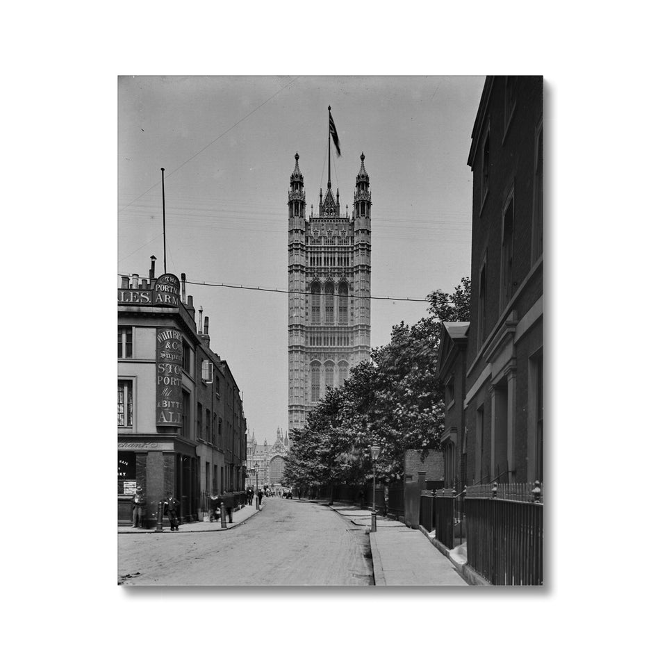 Victoria Tower from Millbank, c.1905 Canvas featured image