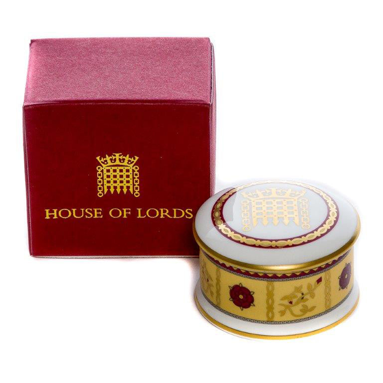 House of Lords Fine Bone China Trinket Box