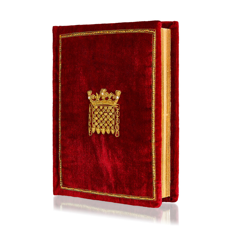 House of Lords Velvet Notebook