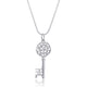House of Lords Sterling Silver Key Necklace image 1