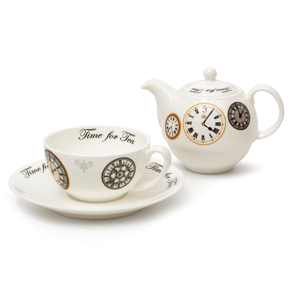 Clock Faces Tea for One Set featured image