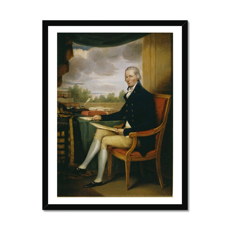 William Pitt, by Henry Edridge Framed Print