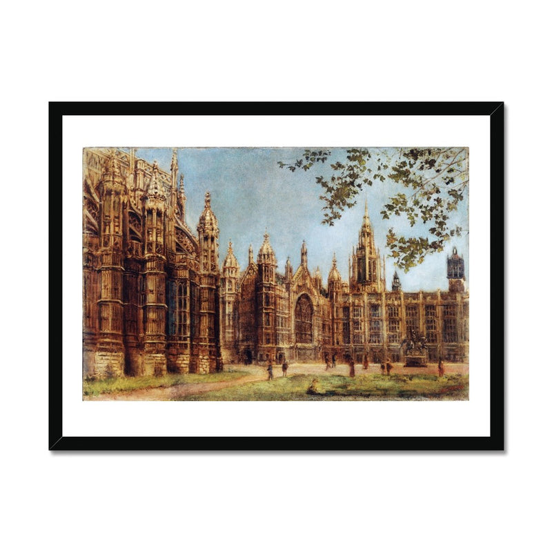 View of Henry VII Chapel and Old Palace Yard Framed Print