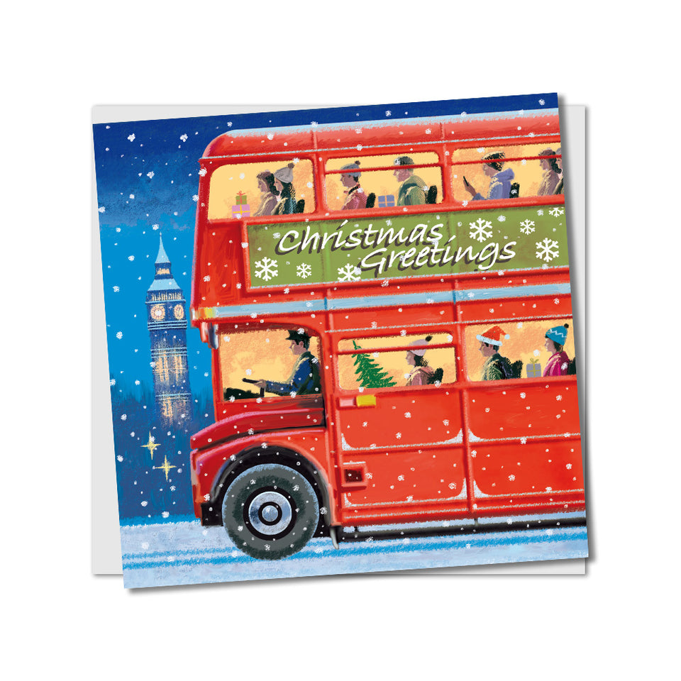London Bus Christmas Cards - Pack of 5 featured image