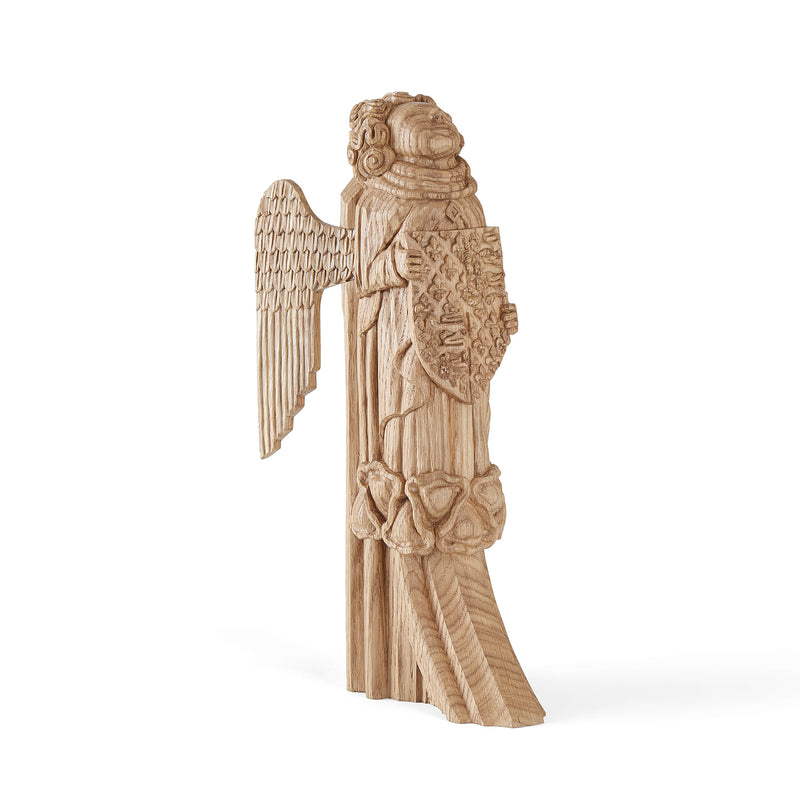 Hand-Carved Westminster Hall Angel Sculpture (34cm)
