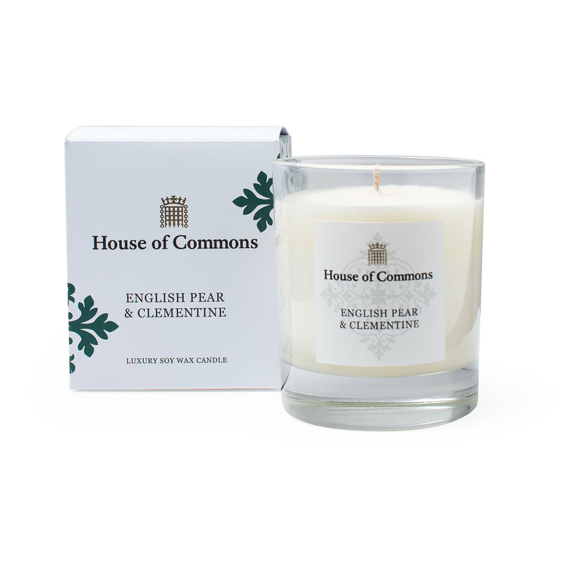 English Pear and Clementine Luxury Soy Wax Candle