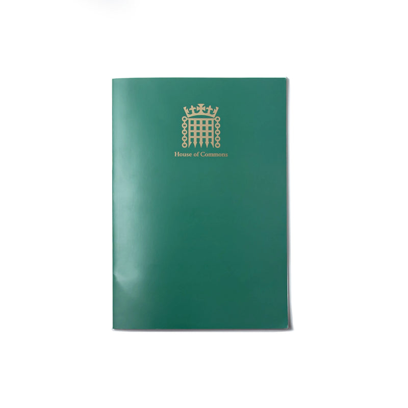 House of Commons A5 Exercise Book