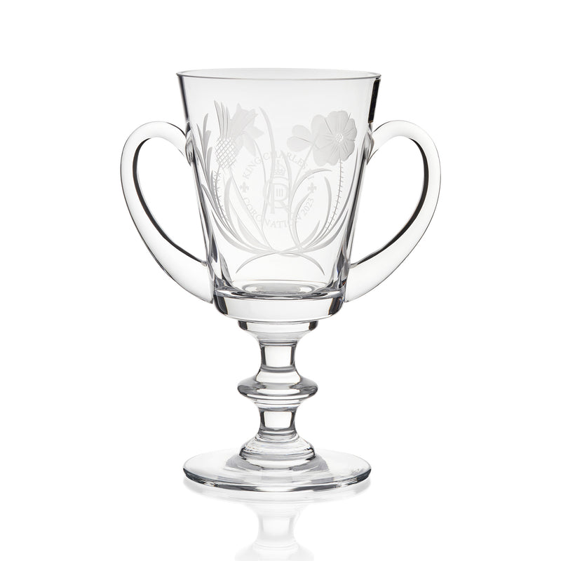 King Charles III Coronation Royal Scot Crystal Loving Cup