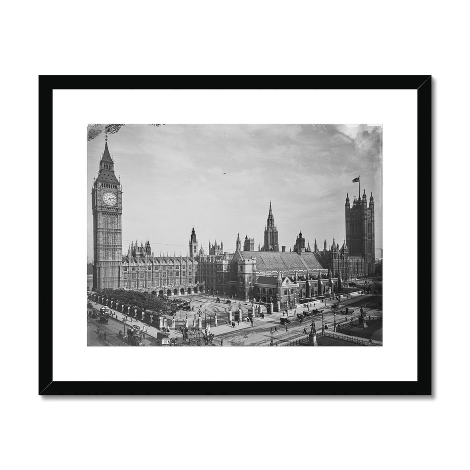 Houses of Parliament from Parliament Square, c.1905 Framed &amp; Mounted Print featured image