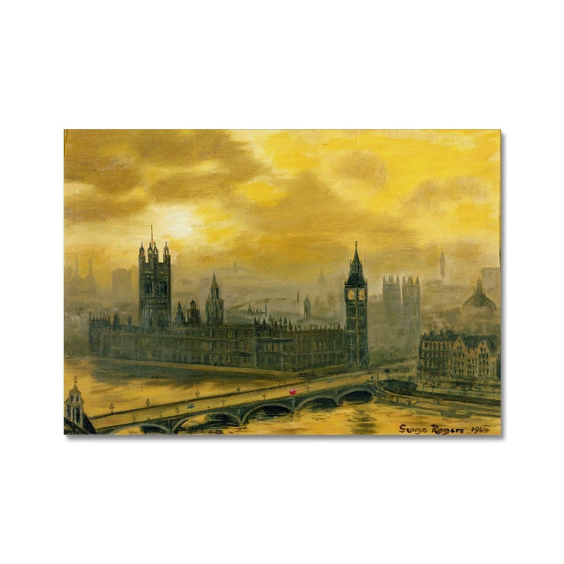 Water Over Westminster Canvas