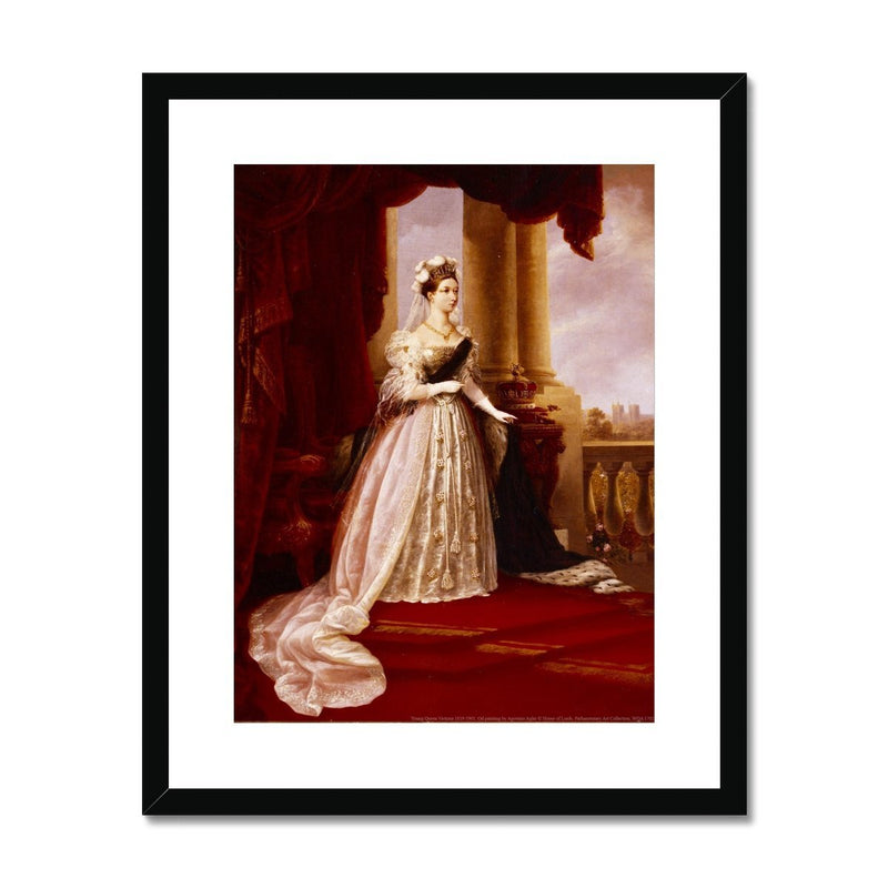 Young Queen Victoria Framed & Mounted Print