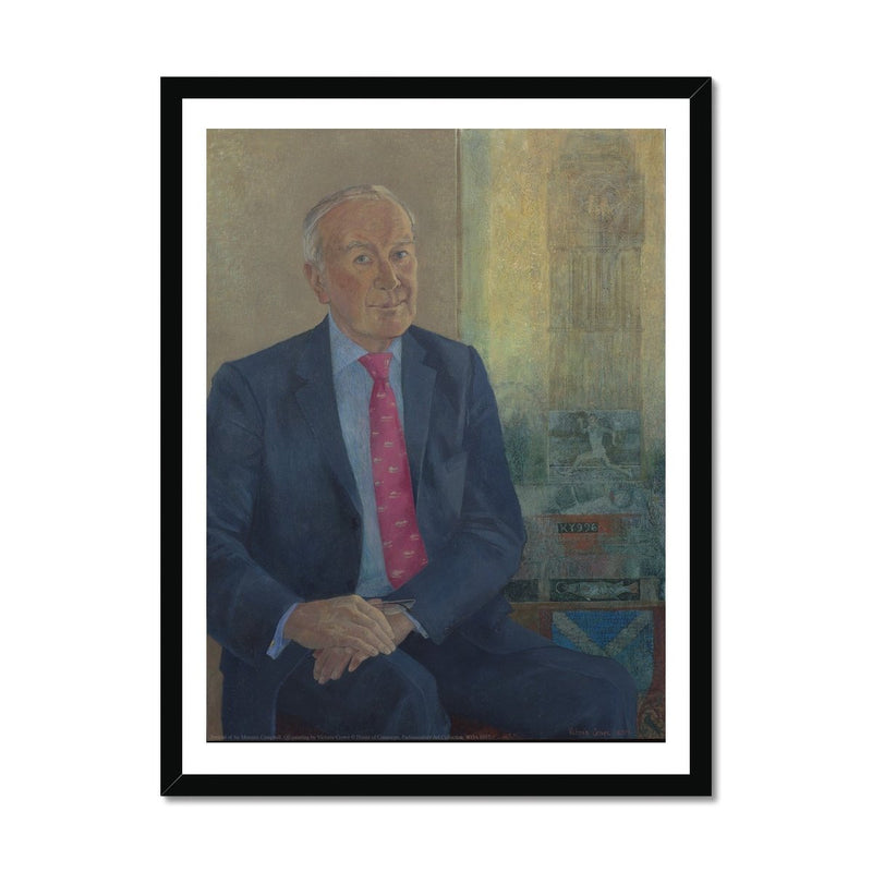Portrait of Sir Menzies Campbell Framed Print