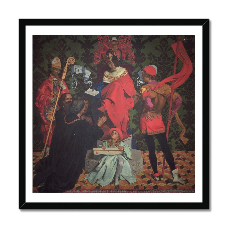 John Cabot and his sons Framed Print