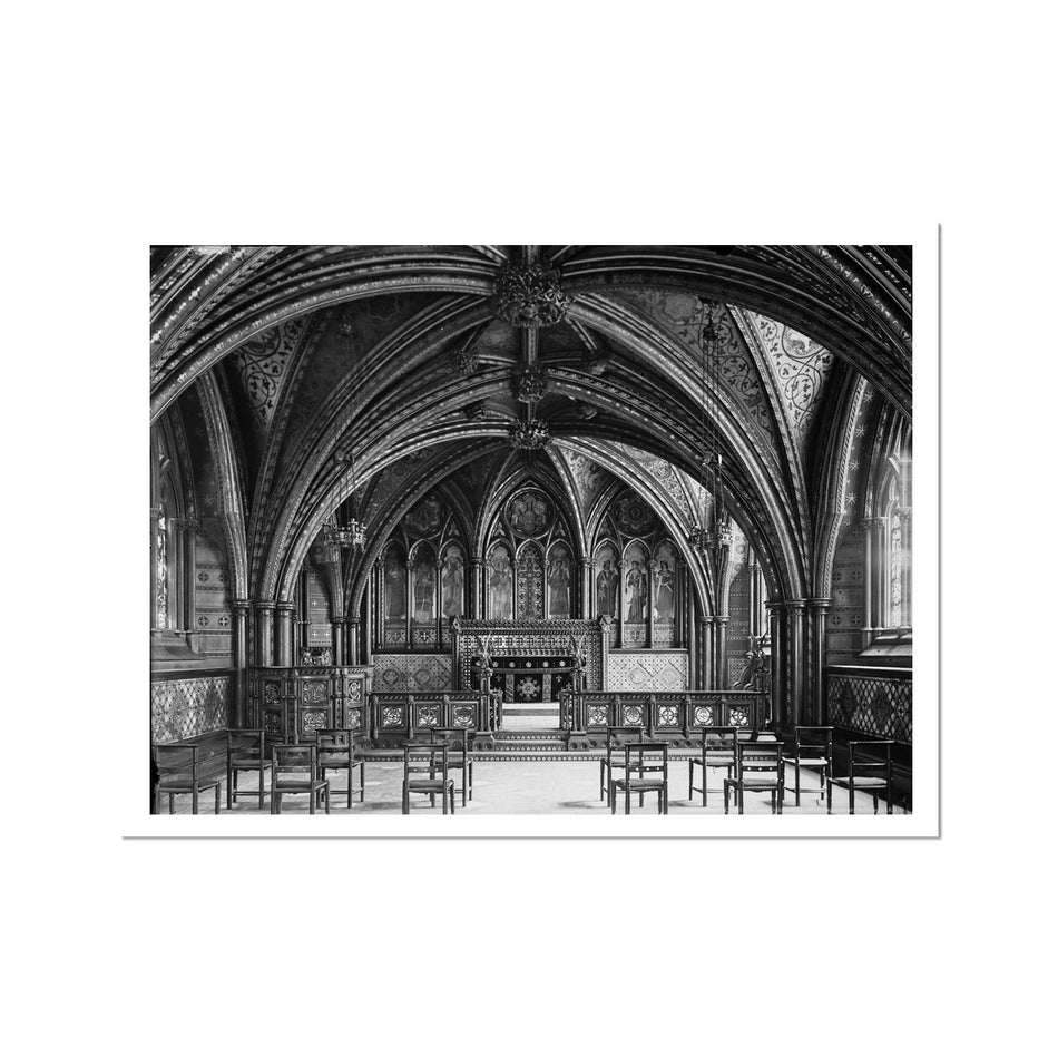 Crypt Chapel (Chapel of St Mary Undercroft), c.1905 Fine Art Print featured image