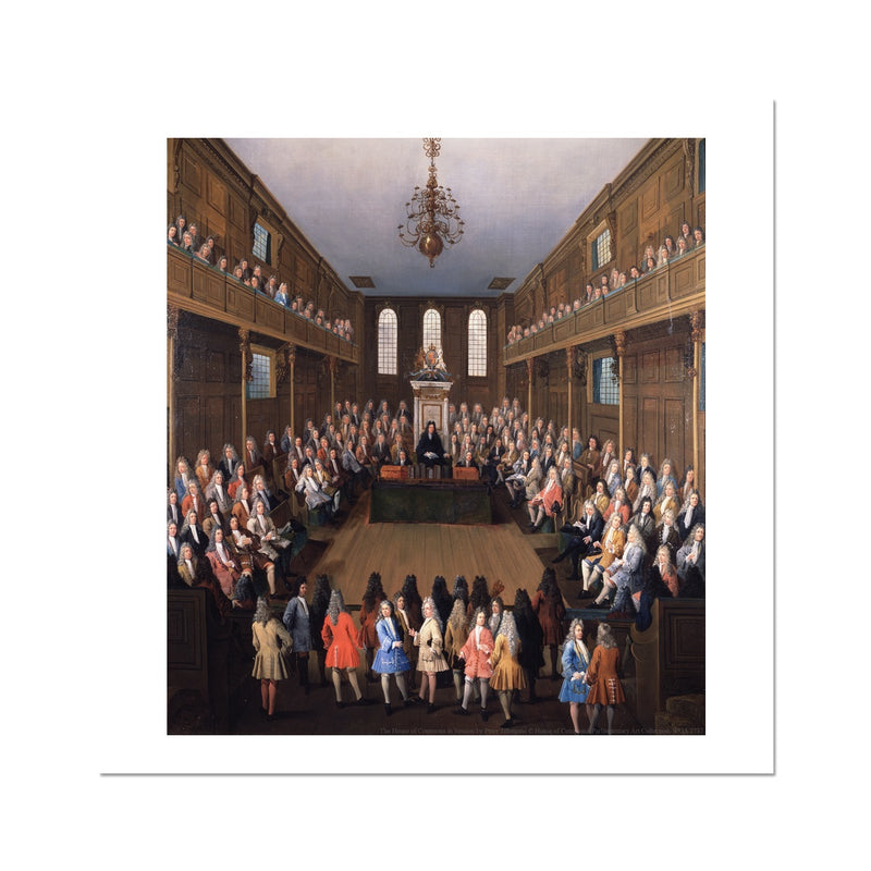 The House of Commons in Session Fine Art Print