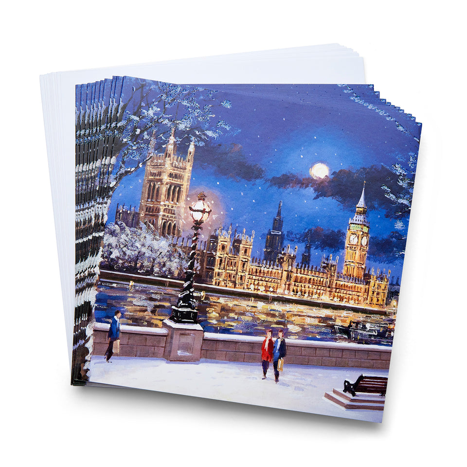 House of Lords View of Westminster Christmas Card by Alec Macdonald - Pack of 10 featured image
