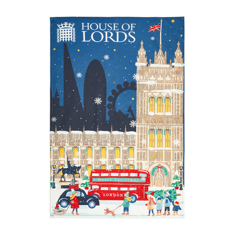 House of Lords Limited Edition Christmas Tea Towel