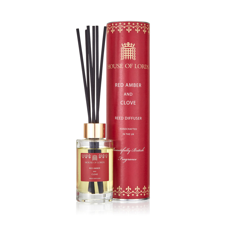 House of Lords Red Amber &amp; Clove Reed Diffuser featured image