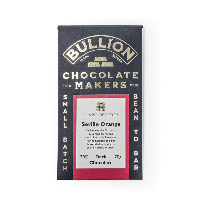 House of Lords Seville Orange Chocolate Bar