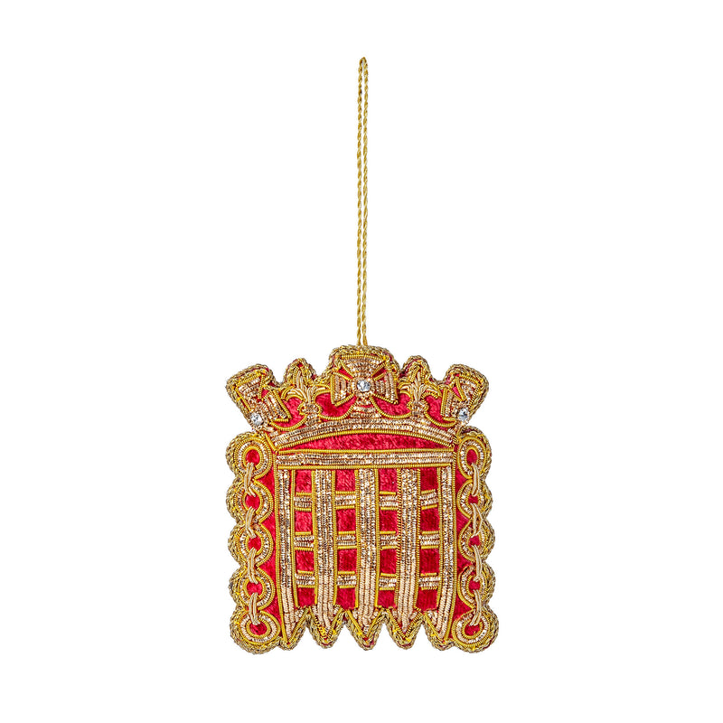 House of Lords Embroidered Portcullis Decoration