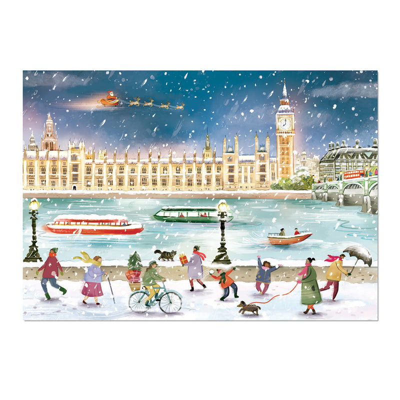 Sleighride over Westminster Charity Christmas Cards (10 Cards)