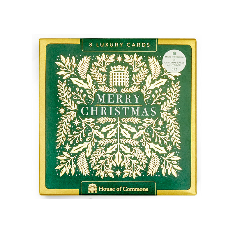 House of Commons Foliage Christmas Cards (8 pack)