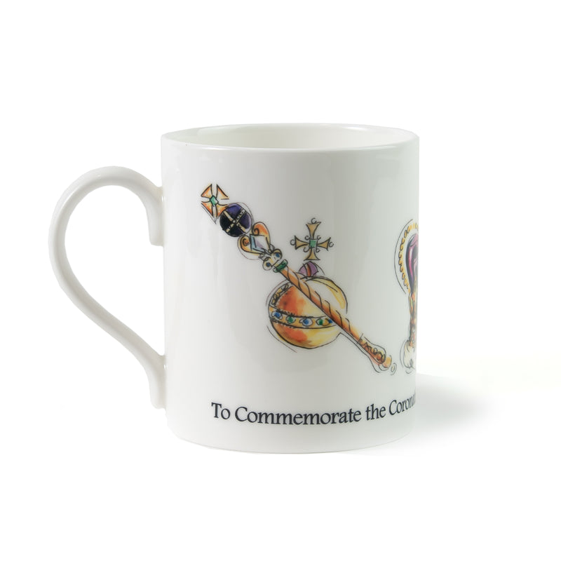 King Charles III Commemorative Illustration Mug