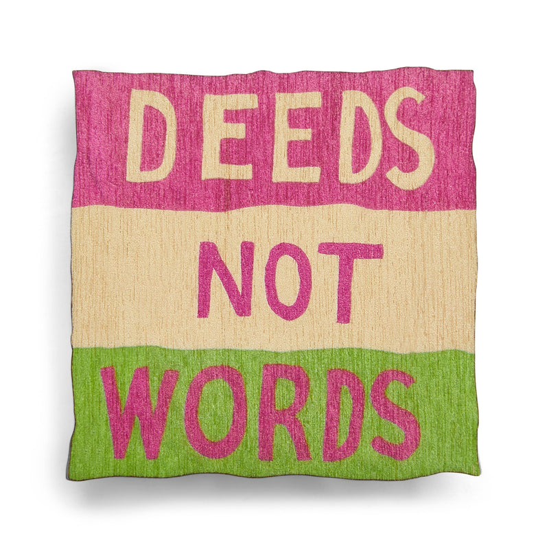 Deeds Not Words Pin Badge