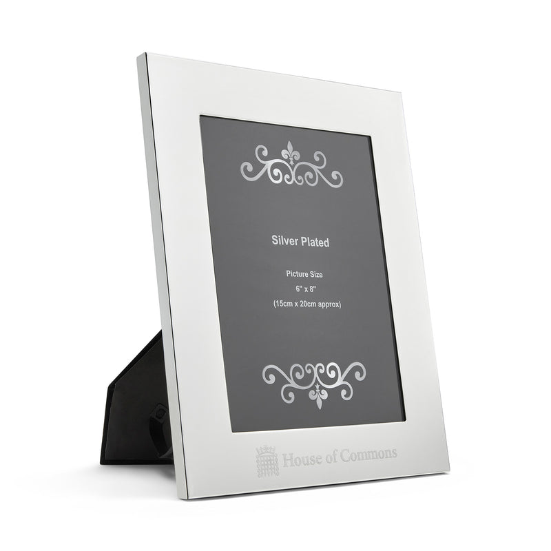 Personalised House of Commons Silver-Plated Picture Frame