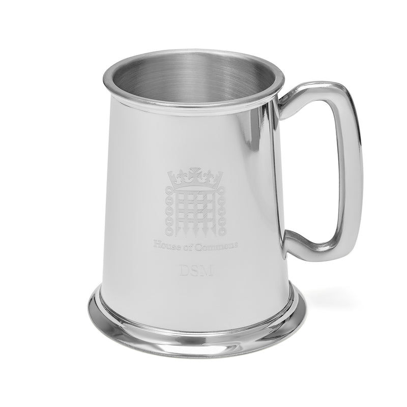 Personalised House of Commons Pewter Tankard