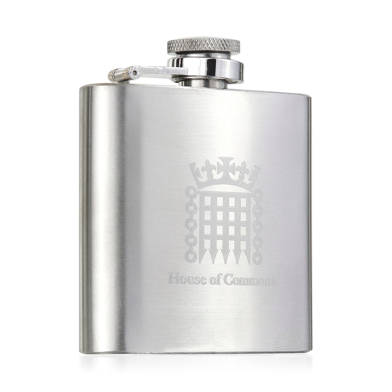 House of Commons Stainless Steel Hip Flask