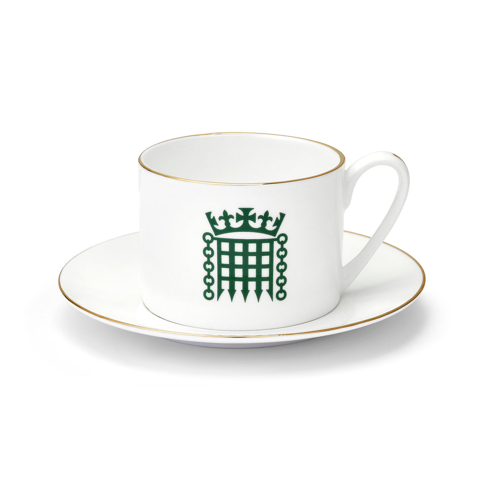 House of Commons Portcullis Fine Bone China Cup and Saucer featured image