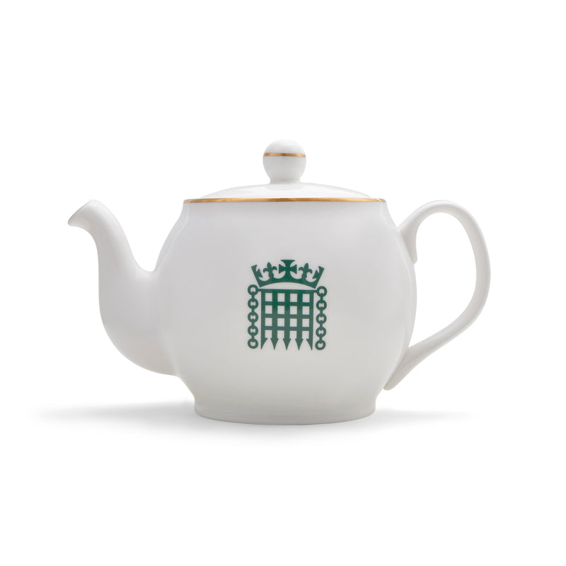 House of Commons Portcullis Fine Bone China Teapot