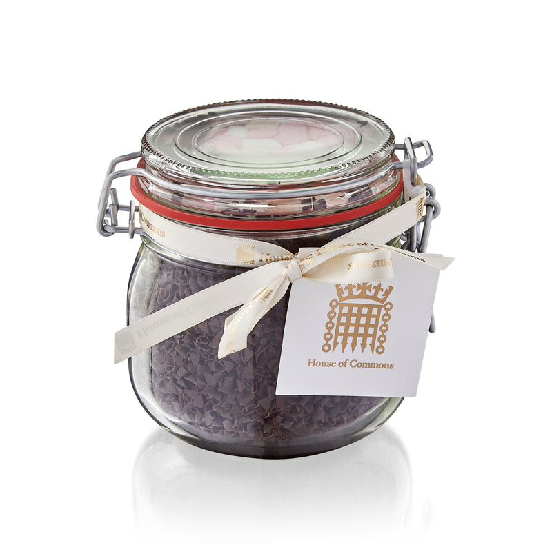 Hot Chocolate and Marshmallow Jar
