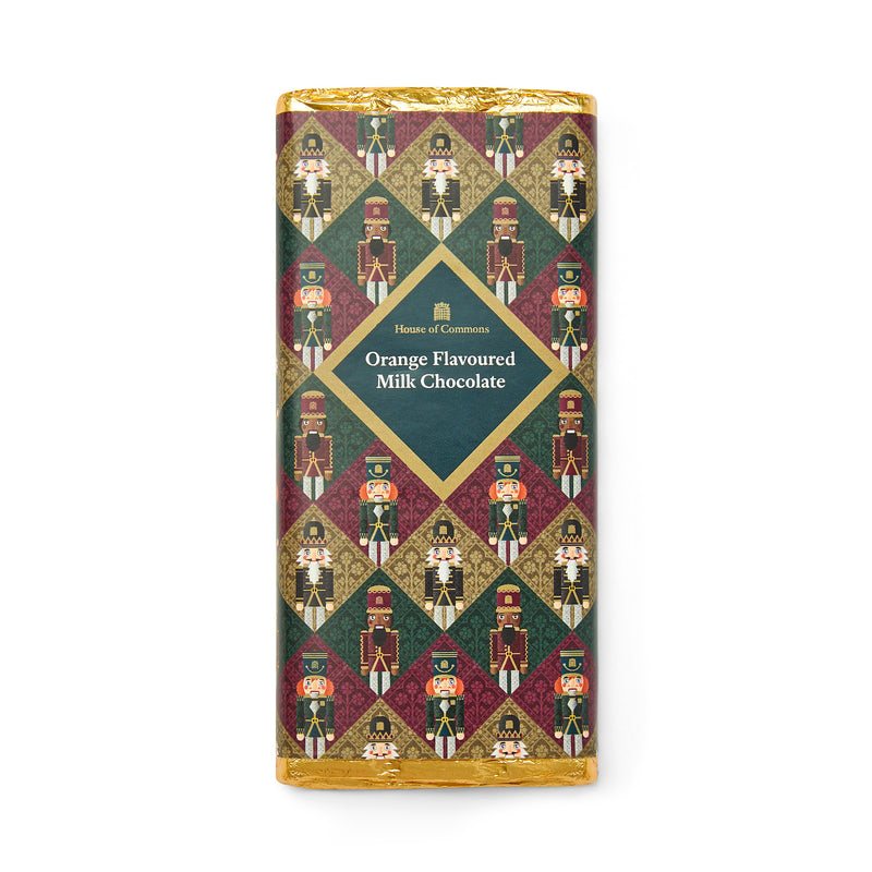 Christmas Nutcracker Orange Chocolate Bar