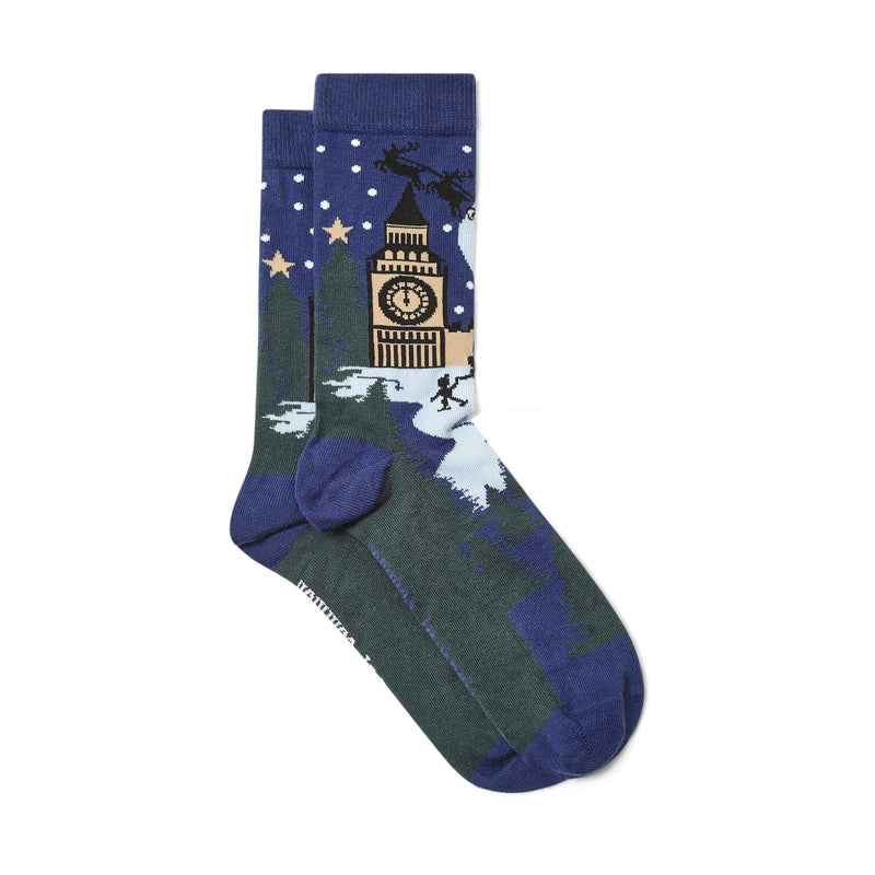 Festive Big Ben Christmas Socks