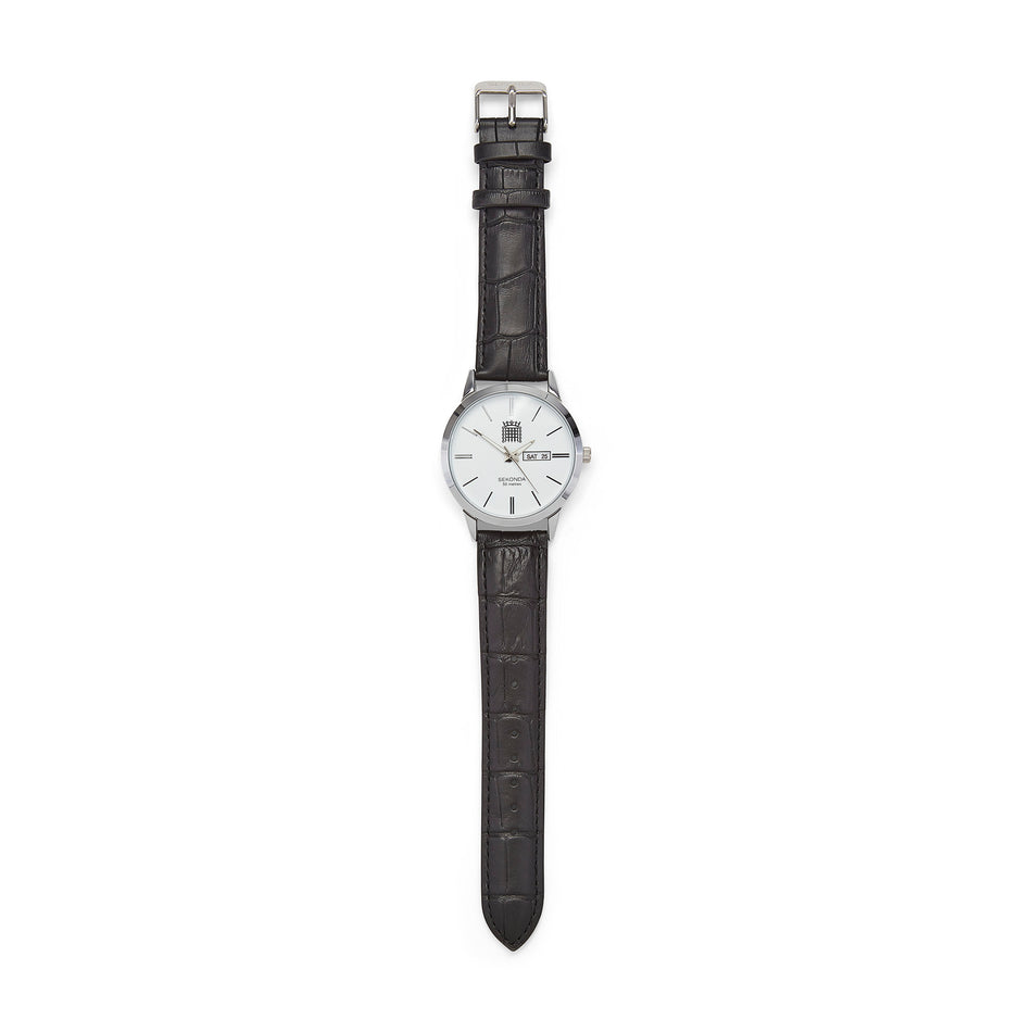 Men&#39;s Stainless Steel Portcullis Watch featured image