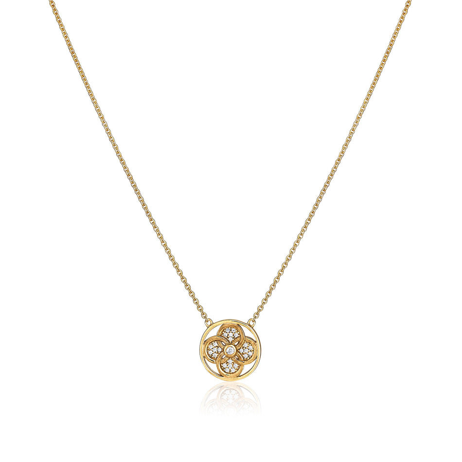 Palace Quatrefoil Gold-Plated Necklace featured image