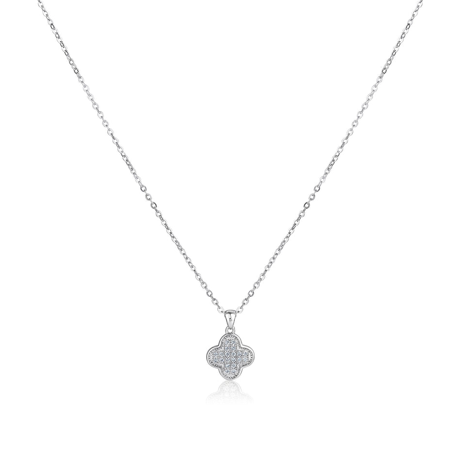 Palace Quatrefoil Silver Necklace featured image