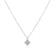 Palace Quatrefoil Silver Necklace image 1