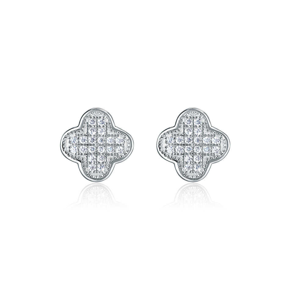 Palace Quatrefoil Silver Earrings featured image