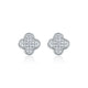Palace Quatrefoil Silver Earrings image 1