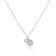Silver and Cubic Zirconia Portcullis Necklace image 1