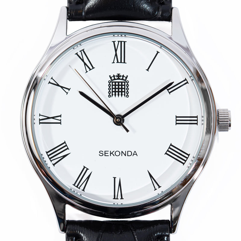 Men's Classic Commons Watch with Black Strap