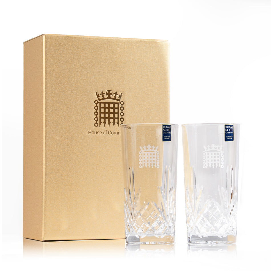 Cut Crystal Portcullis Highball Glasses featured image