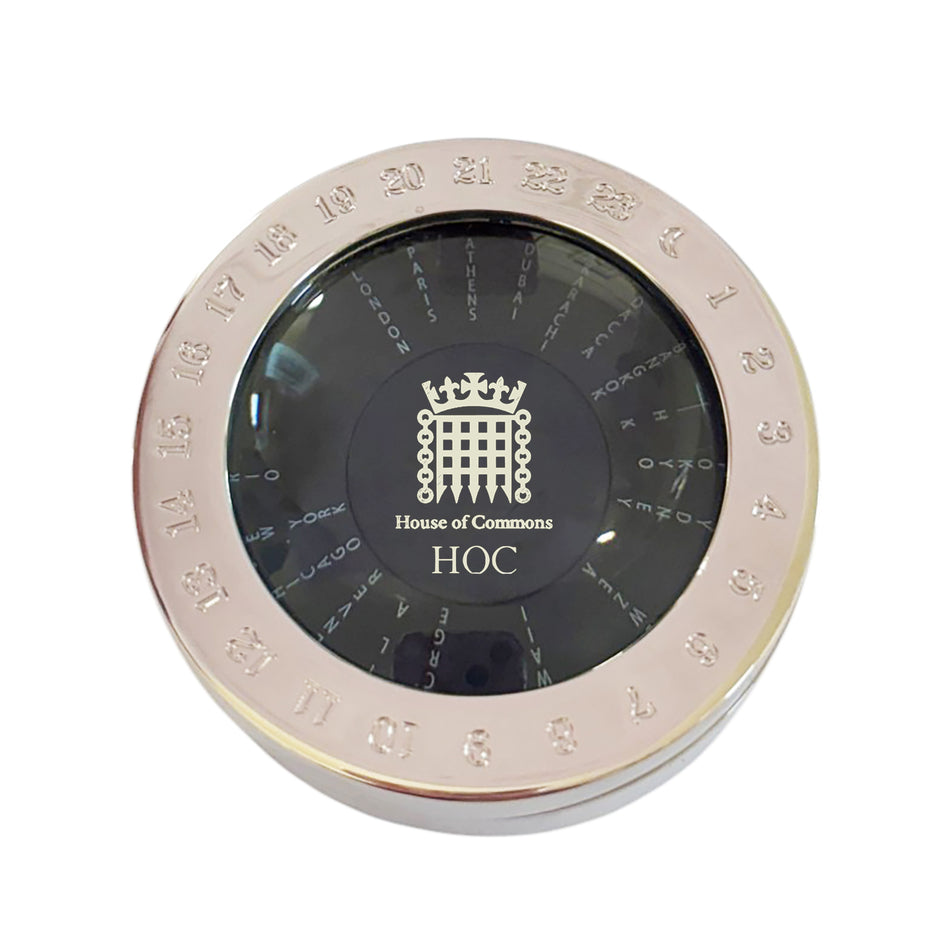 Personalised House of Commons World Time Paperweight featured image