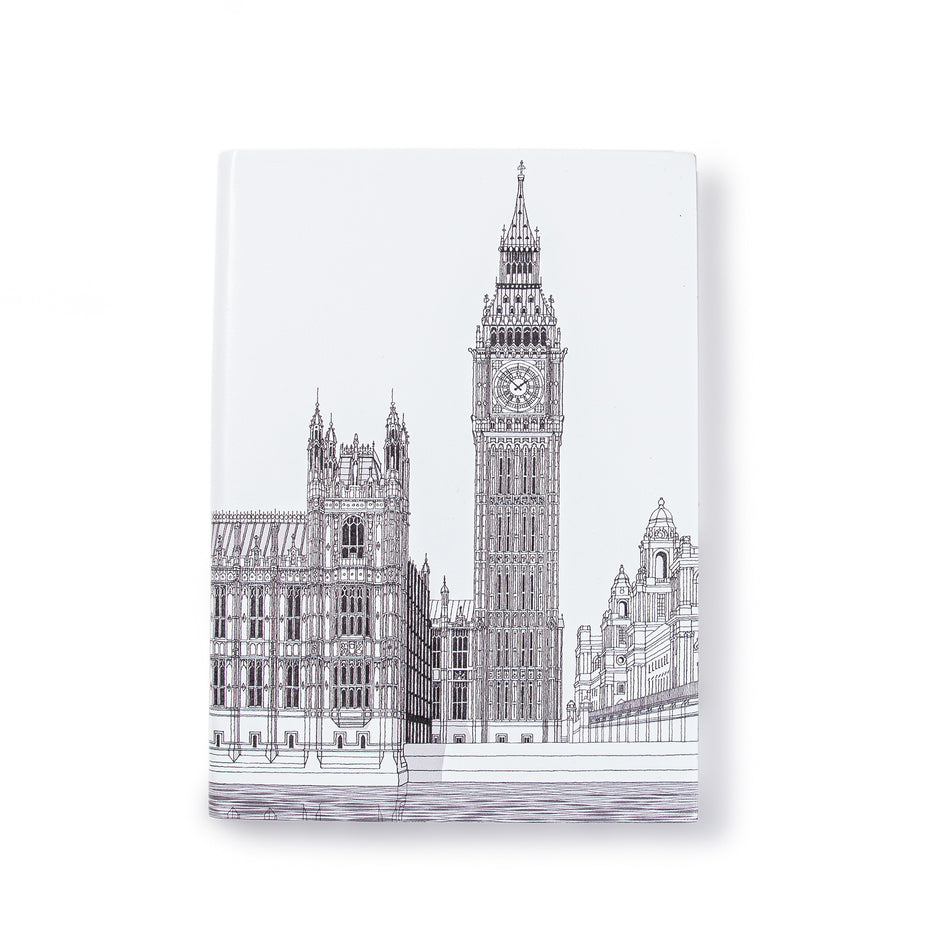 Big Ben Sketch A5 Leather Notebook featured image