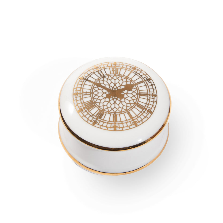 Big Ben Clock Face Fine Bone China Trinket Box featured image